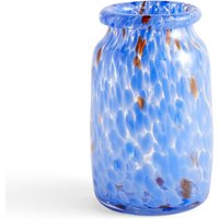 HAY - Splash Vase M, Ø 14,3 x H 22,2 cm, blue von Hay