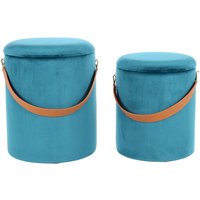 Hearthome & Living | Satz von 2 Poufs Arabella von Hearthome & Living