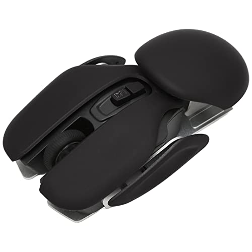 Heayzoki Kabellose Gaming-Maus, Optische Bluetooth-Maus Ergonomische USB-Maus Einzigartige Leise Maus Eingebauter Akku Einstellbarer DPI Galvanikprozess Integriertes Design Gaming-Maus(Schwarz) von Heayzoki