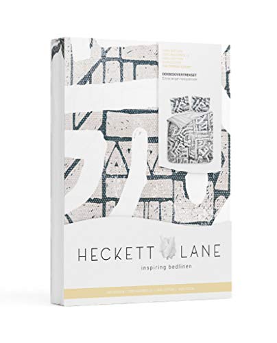 Heckett Lane Odion Wild Duvet Cover, Gray, 135 x 200 cm von Heckett Lane