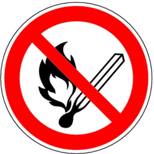 H.Klar Schild PVC Feuer, offenes Licht und Rauchen verboten langnachleuchtend 200mm H.Klar Schild PVC Feuer, offenes Licht und Rauchen verboten langnachleuchtend 200mm von Heinrich Klar GmbH & Co. KG