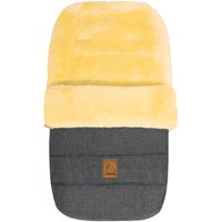 Heitmann Felle Fußsack "Eisbärchen - Winterfußsack - Premium Qualität", mit echtem Lammfell, für Kinderwagen, Buggy, 5 Gurtschlitze, waschbar von Heitmann Felle