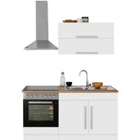 KOCHSTATION Küchenzeile "KS-Samos", ohne E-Geräte, Breite 160 cm von Kochstation