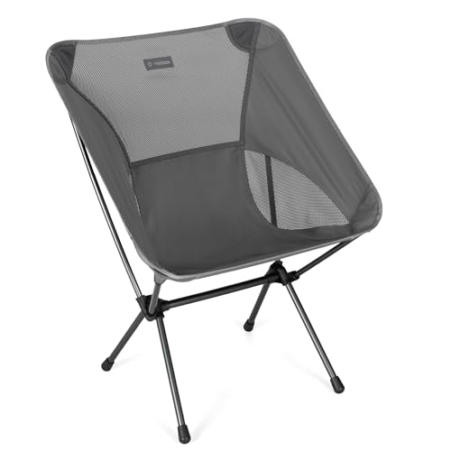 Helinox Chair One XL | Die geräumigere Version des Orginalstuhls, One XL, bietet einen umfangreicheren Komfort mit ausgeklügeltem Design und guter Leistung (Charcoal) von Helinox