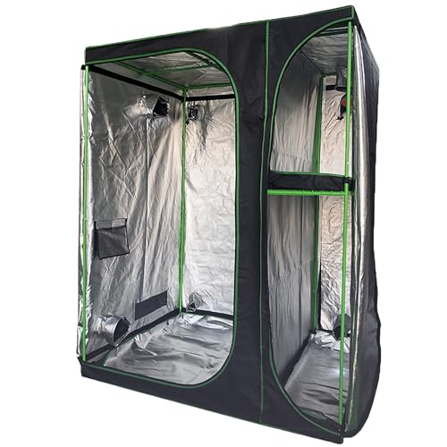 Gewächshaus Indoor Grow Pflanzenzelt Zuchtzelt Gewächszelt Tent Zelt Schrank Box G18 von Helo