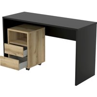 Helvetia Büro-Set "Agapi", (Set, 2 tlg.), bestehend aus Schreibtisch und Rollcontainer im modernen Design von Helvetia