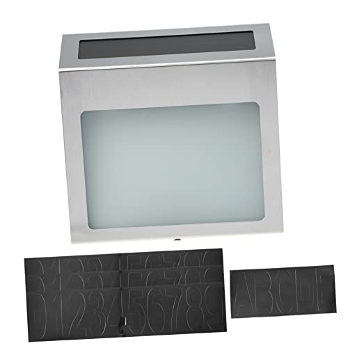 Hemobllo 1Satz Solar Hausnummernleuchte Wetterfeste Solar Adresse Licht für Außen LED Hausnummernbeleuchtung mit Intelligentem Lichtsteuerungssystem Installieren und Energieeffizient Hemobllo 1Satz Solar Hausnummernleuchte Wetterfeste Solar Adresse Licht für Außen LED Hausnummernbeleuchtung mit Intelligentem Lichtsteuerungssystem Installieren und Energieeffizient von Hemobllo