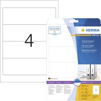 Herma Ordner-Etiketten 5095 61 x 192mm Papier Weiß Permanent haftend 100St. von Herma