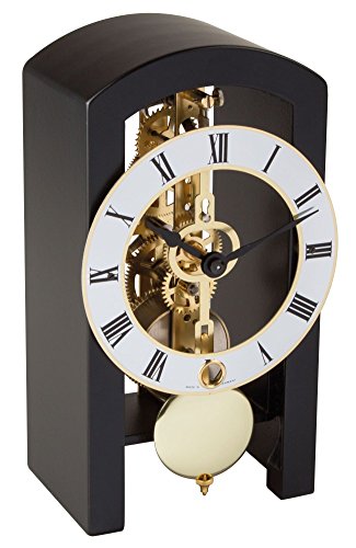 Hermle Uhrenmanufaktur Tischuhr, Schwarz, 18x19x11cm von Hermle