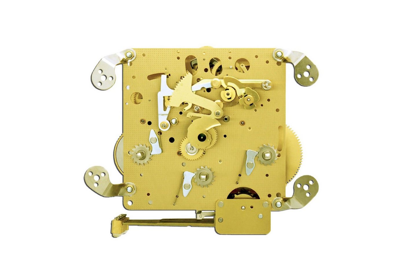 Hermle Wanduhr Regulatorwerk Hermle 351-020, 8-Tage, Pendel 55cm, Schlag auf Gong von Hermle