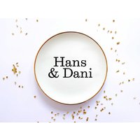 Personalisierter Wandteller Teller Name Geschenk Herr Fuchs Hans&dani von HerrFuchs