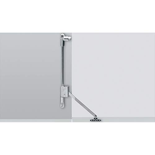 Hettich Klappenhalter Klassik D mit Magnet-Zuhaltung Zinkdruckguss vernickelt 465 mm links von Hettich