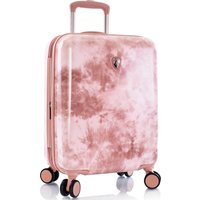 Heys Hartschalen-Trolley "Tie-Dye pink, 53 cm", 4 Rollen, Hartschalen-Koffer Handgepäck-Koffer TSA Schloss Volumenerweiterung von Heys