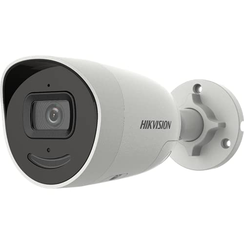 Hikvision DS-2CD2086G2-IU/SL(2.8mm)(C) Bullet Überwachungskamera mit 8 Megapixel, bis zu 40m Beleuchtung, professionelle Überwachungskamera, Acusense Kamera mit Fehlalarmfilter von Hikvision