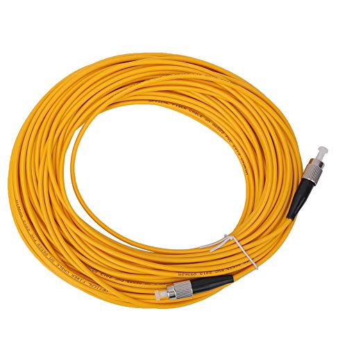 Hililand 20 m Glasfaserkabel FC/UPC zu FC/UPC Singlemode-Glasfaser-Patchkabel, Industrieller Steckverbinder von Hilitand