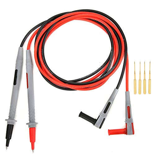 P1505 Testsonden Kit 150 cm 1000 V / 10 A Universal Multimeter Test Probe Kabel Silikon Wrap Copper Needle Multimeter Zubehör, Andere Leitungen und Sonden von Hilitand