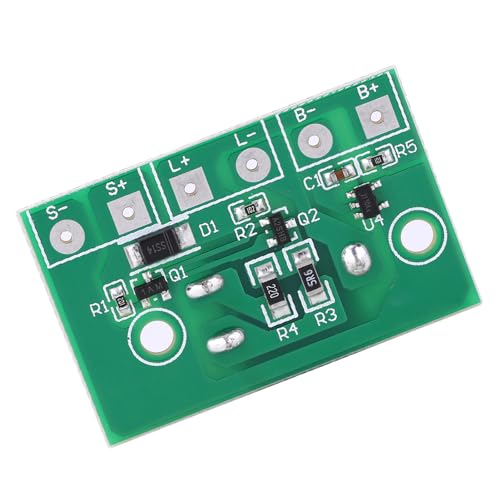 Solarlampen-Controller-Modul Steuerplatine Nachtlicht-Controller-Modul mit Schalter für 3,7 V Lithium-Batterie,Solarregler von Hilitand