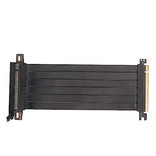 Hiraith PCIE-Verlängerungskabel, Effizientes PCIE 3.0 X16-Kabel mit Geringem Widerstand, Plug-and-Play-PCB 180 Grad für Grafikkarte (50cm) von Hiraith