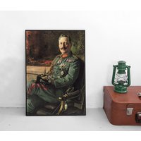 Poster Portrait Kaiser Wilhelm Ii Von Preußen 1. Weltkrieg Kaiserreich Deutsches Reich Plakat Kunstdruck Propaganda Militaria von Historyonyourwall