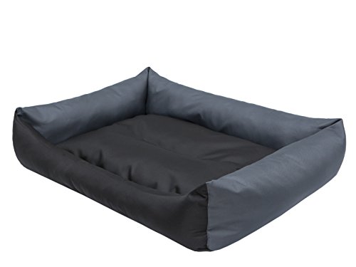 Hobbydog XXL LECCZG2 Hundebett Eco Größe XXL - 105 X 75 cm Schwarz - Grau Bett Matratze Eco, XXL, Multicolored, 2.75 kg von Hobbydog