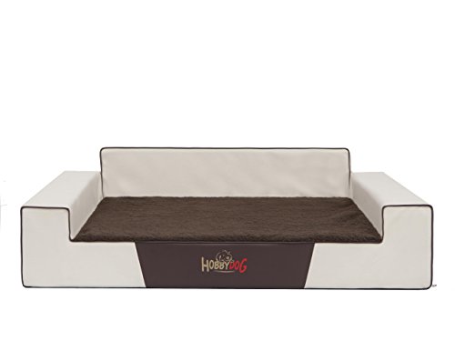 Hobbydog XL GLEBEZ4 Hundematratze XL (100X68cm) Glamour Exclusive Matratze (Beige), XL, Beige, 3.5 kg von Hobbydog