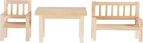 Wichtel-Set "Tisch, Bank & Stuhl" von Hobbyfun