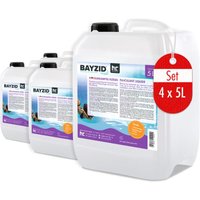 4x 5 l Bayzid Flockungsmittel flüssig für Pools von BAYZID