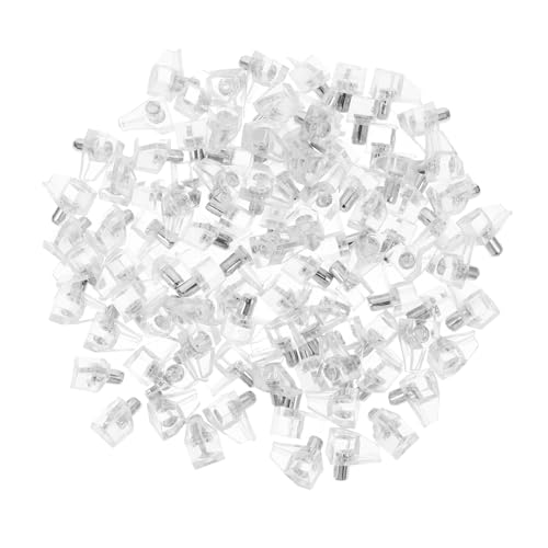 Holibanna 100 Stück Regalstützen für Möbel Transparente Regalträger Robustem Material Passend für Bücherregale Küchenschränke und Schränke Stabil und Elegant Einfache Montage Holibanna 100 Stück Regalstützen für Möbel Transparente Regalträger Robustem Material Passend für Bücherregale Küchenschränke und Schränke Stabil und Elegant Einfache Montage von Holibanna