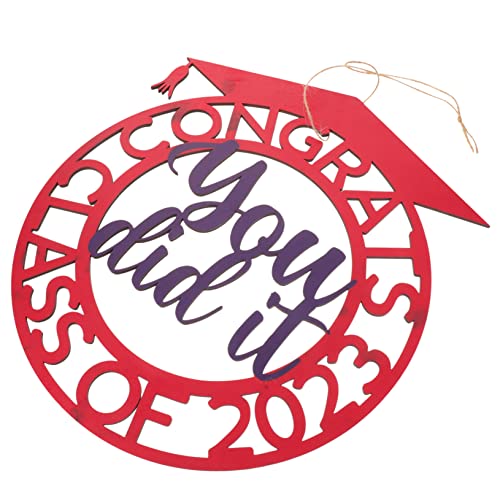 Holibanna Hölzerne Auflistung der Abschlusssaison Living Room Decoration wohnzimmerdeko Heimschild willkommene Dekoration von Grad Gastgeschenke Graduierungs-Plakette zum Aufhängen Holz rot Holibanna Hölzerne Auflistung der Abschlusssaison Living Room Decoration wohnzimmerdeko Heimschild willkommene Dekoration von Grad Gastgeschenke Graduierungs-Plakette zum Aufhängen Holz rot von Holibanna