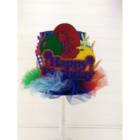 Geburtstags-Party-Dekor, Happy Birthday-Top-Hut - Geburtstagsbaum-Topper, Party-Centerpiece, Geburtstagsparty-Deko, Party-Ornamente von HolidayGirlsBoutique