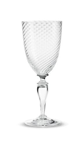 Holmegaard Weißweinglas 18 cl Regina aus mundgeblasenem Glas, klar von Holmegaard