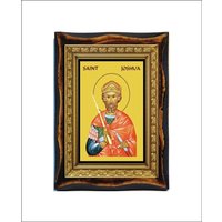 Josua Prophet - Jehoshua Isho Handgemachte Holz Ikone Auf Plakette Judaismus , Armenisch Katholik Orthodox, Islam von Holyartstore