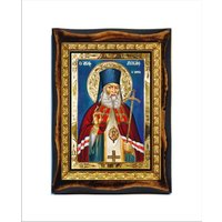 Lukas Der Arzt - Heilige Luka Saint Luc Le Docteur Łukasz Handgemachte Holz Ikone Orthodox, Home Decorwall von Holyartstore