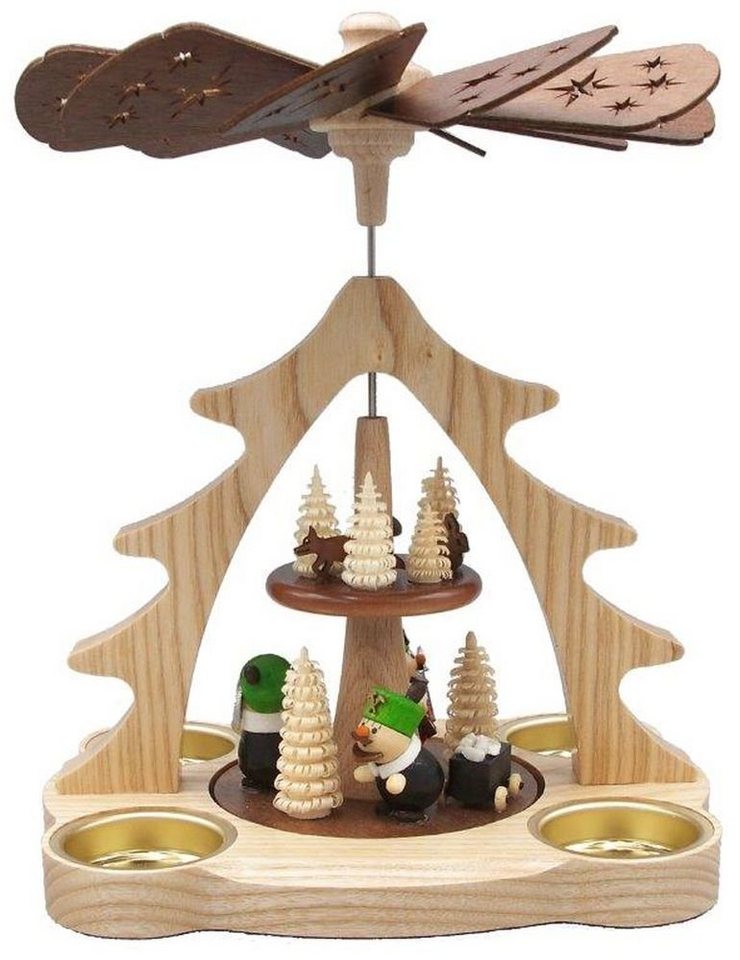 Holz- und Drechslerwaren Legler Weihnachtspyramide Tischpyramide Bergleute Höhe 26cm NEU von Holz- und Drechslerwaren Legler