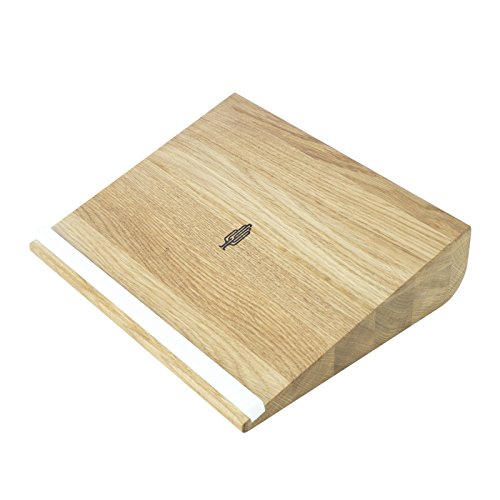 Notebook Halter ergonomio, Laptop Ständer aus Holz | Apple Macbook Stand, Holz, Natur, 28 x 23, 5 x 6, 8 cm von Holzbutiq