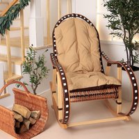 Rattan Schaukelstuhl, Handgefertigte Terrasse Möbel, Lounge Stuhl, Korbstuhl, Geschenk Für Papa/Großeltern, Omas Garten Rattan Schaukelstuhl, Handgefertigte Terrasse Möbel, Lounge Stuhl, Korbstuhl, Geschenk Für Papa/Großeltern, Omas Garten von HolzrepublikStade