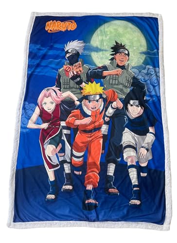 Hômadict Plaid Sherpa 100X150 cm Naruto Equip 7 von Hômadict