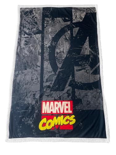 Homadict Plaid Sherpa 100X150 cm Marvel Avenger Comics von Homadict