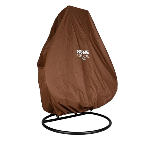 HOME DELUXE Gartenmöbel-Schutzhülle Regenabdeckung Twin - Braun |⌀ 232 cm, Abdeckung für Gartenmöbel, Abdeckplane HOME DELUXE Gartenmöbel-Schutzhülle Regenabdeckung Twin - Braun |⌀ 232 cm, Abdeckung für Gartenmöbel, Abdeckplane von Home Deluxe