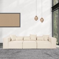 HOME DELUXE Modulares Sofa VERONA - M beige von Home Deluxe