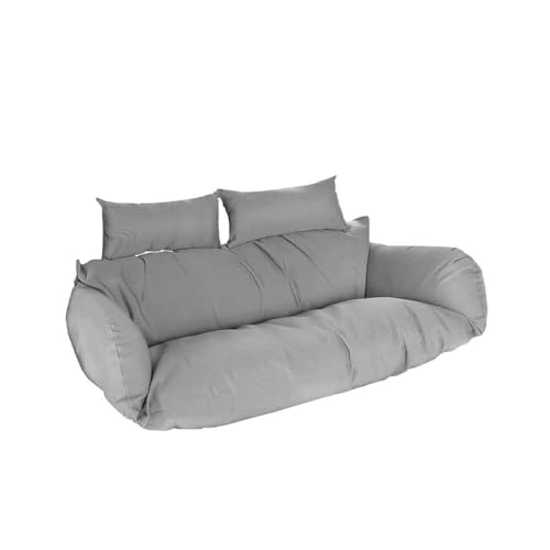 HOME DELUXE Polyrattan Hängesessel Kissen Twin Grau - 105 x 41 x 45 cm | Outdoorkissen, Auflagen HOME DELUXE Polyrattan Hängesessel Kissen Twin Grau - 105 x 41 x 45 cm | Outdoorkissen, Auflagen von Home Deluxe