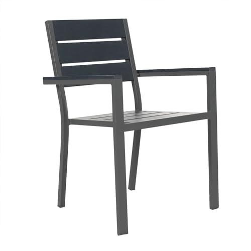 Home Deluxe - stapelbarer Gartenstuhl Madera - BxTxH: 56,6 x 57,5 x 85 cm - Stückzahl: 9 - Gestell: anthrazit, Sitzfläche: hellgrau I Campingstuhl Balkonstuhl Terrassenstuhl Home Deluxe - stapelbarer Gartenstuhl Madera - BxTxH: 56,6 x 57,5 x 85 cm - Stückzahl: 9 - Gestell: anthrazit, Sitzfläche: hellgrau I Campingstuhl Balkonstuhl Terrassenstuhl von Home Deluxe