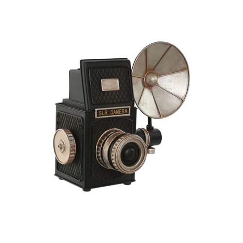 Home ESPRIT Dekofigur, Schwarz, Silber, Vintage-Kamera, 26 x 16 x 24 cm von Home ESPRIT