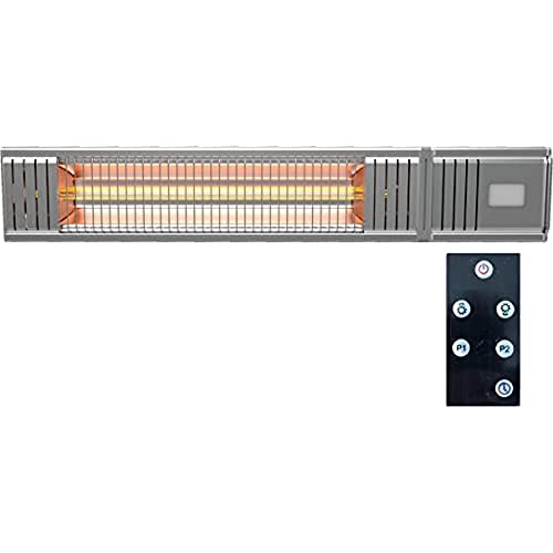Millarco 58628 Golden-Tube Terassen-Heizer inkl. Fernbedienung für Wandmontage Balkon Wintergarten Heizung Infrarot Heiz-Strahler Wärmestrahler silber Millarco 58628 Golden-Tube Terassen-Heizer inkl. Fernbedienung für Wandmontage Balkon Wintergarten Heizung Infrarot Heiz-Strahler Wärmestrahler silber von Home>it