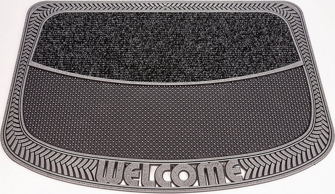 Fußmatte TC Clean Weaves, Welcome, Home2Fashion, rechteckig, Höhe: 8 mm, Schmutzfangmatte, mit Spruch, robust, In- und Outdoor geeignet von Home2Fashion