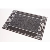 Home2Fashion Fußmatte "DC Clean Home", rechteckig, Schmutzfangmatte, mit Spruch, robust, In- und Outdoor geeignet von Home2fashion
