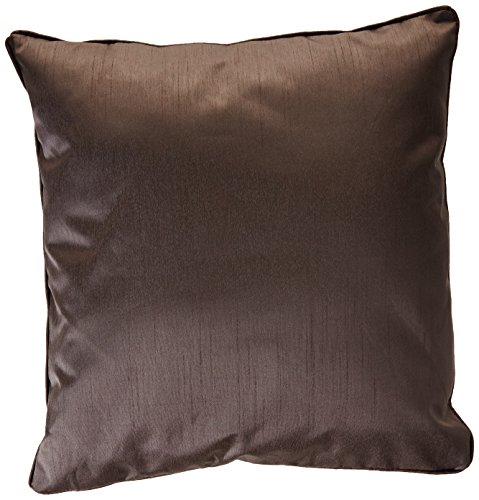 HomeMaison 891010 Shantung, Kissen, Abnehmbarer Bezug, Polyester, 40 x 40 cm, Taupe von HomeMaison