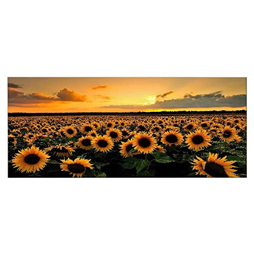 Homemania Bild Blumen Natur und Landschaften für Wohnzimmer, Schlafzimmer, mehrfarbig, 70 x 3 x 100 cm, -HM20KNV70 x 100 – 115, Polyester, Holz von Homemania