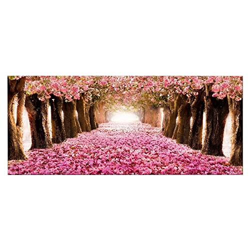 Homemania HM20KNV70x100-57 Bild Baum Landschaft Wohnzimmer Schlafzimmer Mehrfarbig Polyester Holz 70 x 3 x 100 cm von Homemania