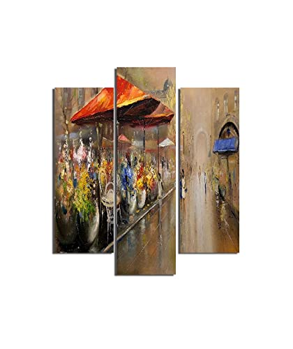 Homemania Wandbild, 3-teilig, Kunst und Graffiti, für Wohnzimmer, Schlafzimmer, mehrfarbig, 57 x 0,3 x 60 cm, -HM203MDF274, MDF von Homemania